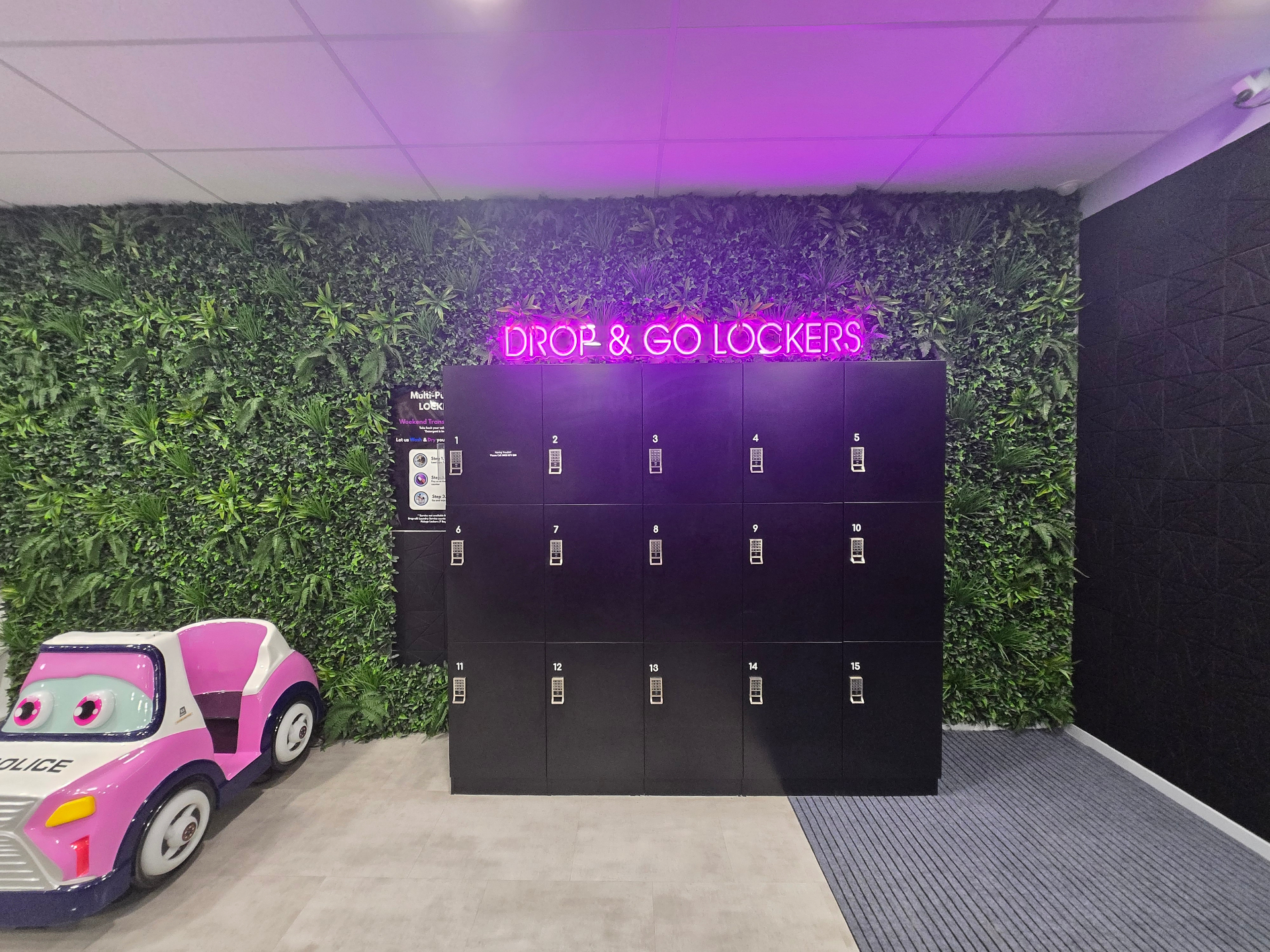 Secure Soap Queens collection lockers used for the Weekend Transfer Service in Cranbourne North
